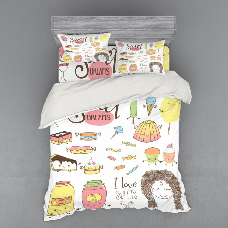 Polyester Duvet Cover, Queen Duvet Cover + 3 Additional Pieces