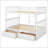 Full Over Full Bunk Bed With Drawers