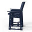 Ensemble de chaises de bar d'extérieur en poly avec plateau de connexion et porte-gobelet-241620256
