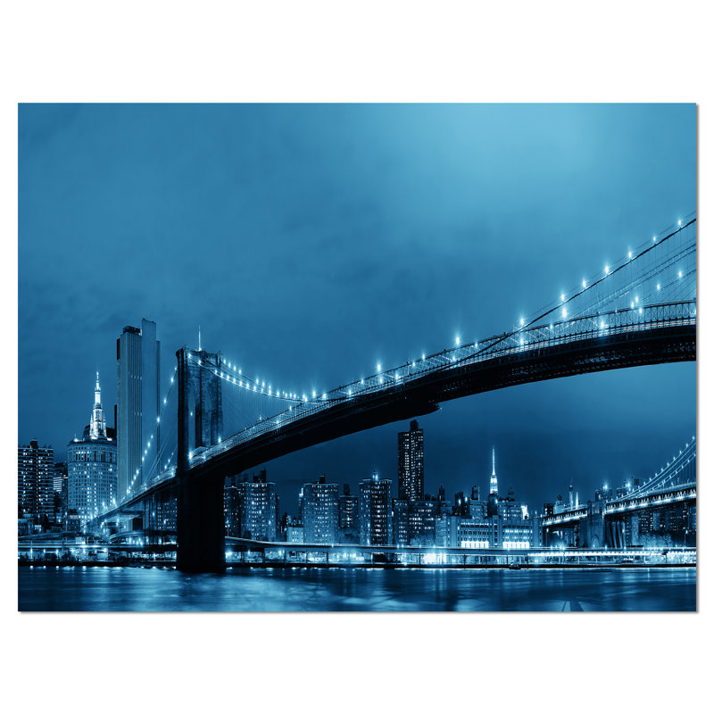 "manhattan urban urban view cityscape" , reproduction de photo sur toile tendue, H 20 po x l 20 po x P 1 po