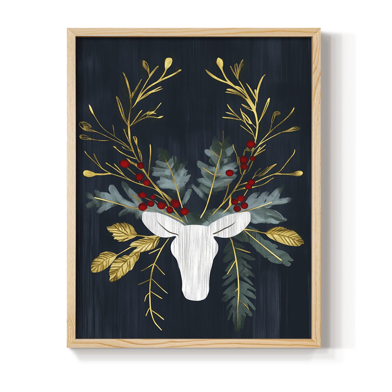 Reproduction encadrée - bois massif, Naturel, H 11 po x l 9 po