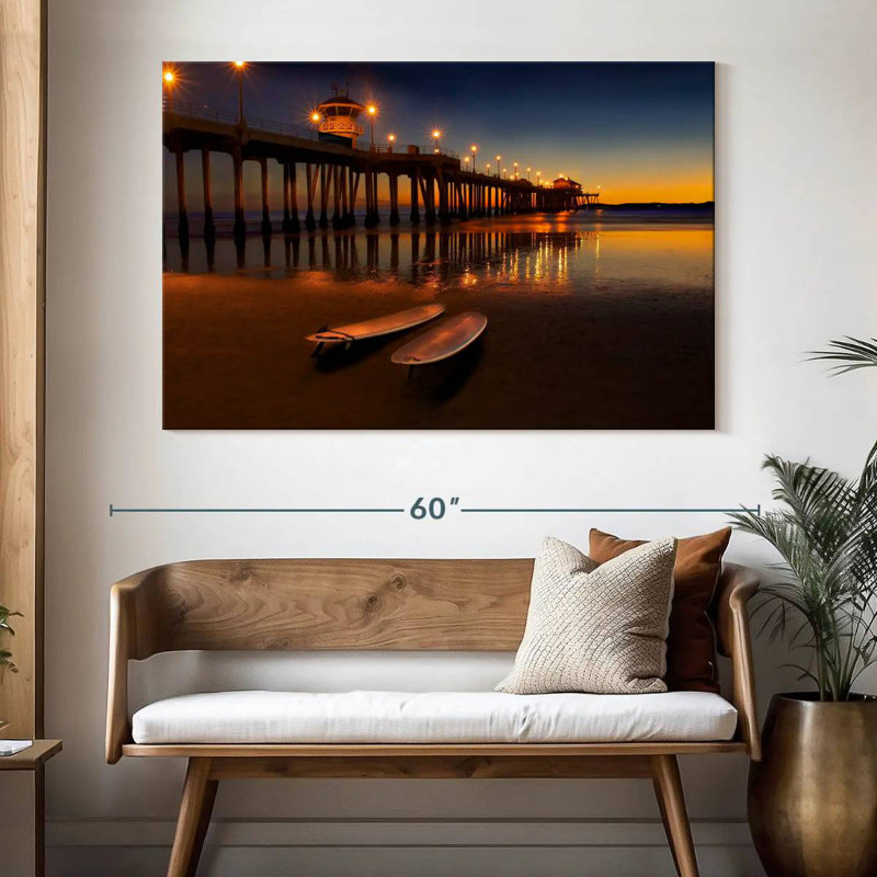 Surfboards By The Dock, 34" H x 51" W