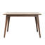 Ensemble de tables de salle à manger rétro, bois d'hévéa durable, rétro chic, idéal pour la maison et la cuisine