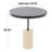 Byrd Solid Wood Pedestal End Table
