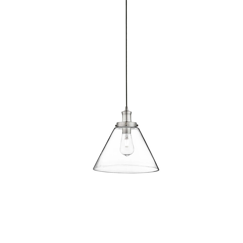 Annmarie 1 - Light Cone Pendant, Satin Silver
