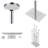 9pcs Free-Standing Floor Candle Holders Set-1752014099