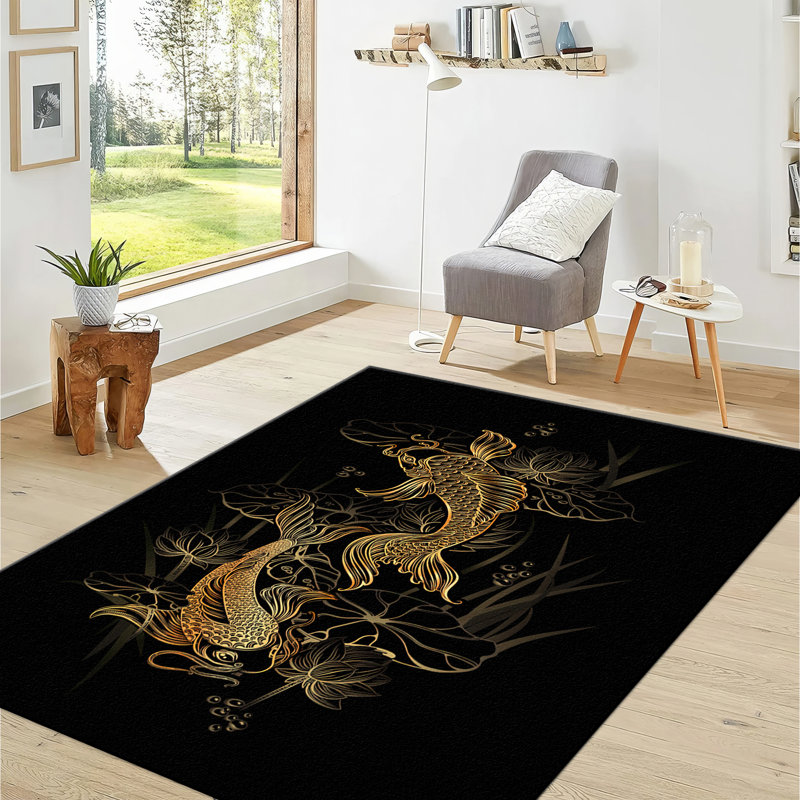 Vintage Floral Printed Soft Pile Rug with Intricate Botanical Design for Cozy and Stylish Home Decor, Rectangle 3'3" x 6'7"