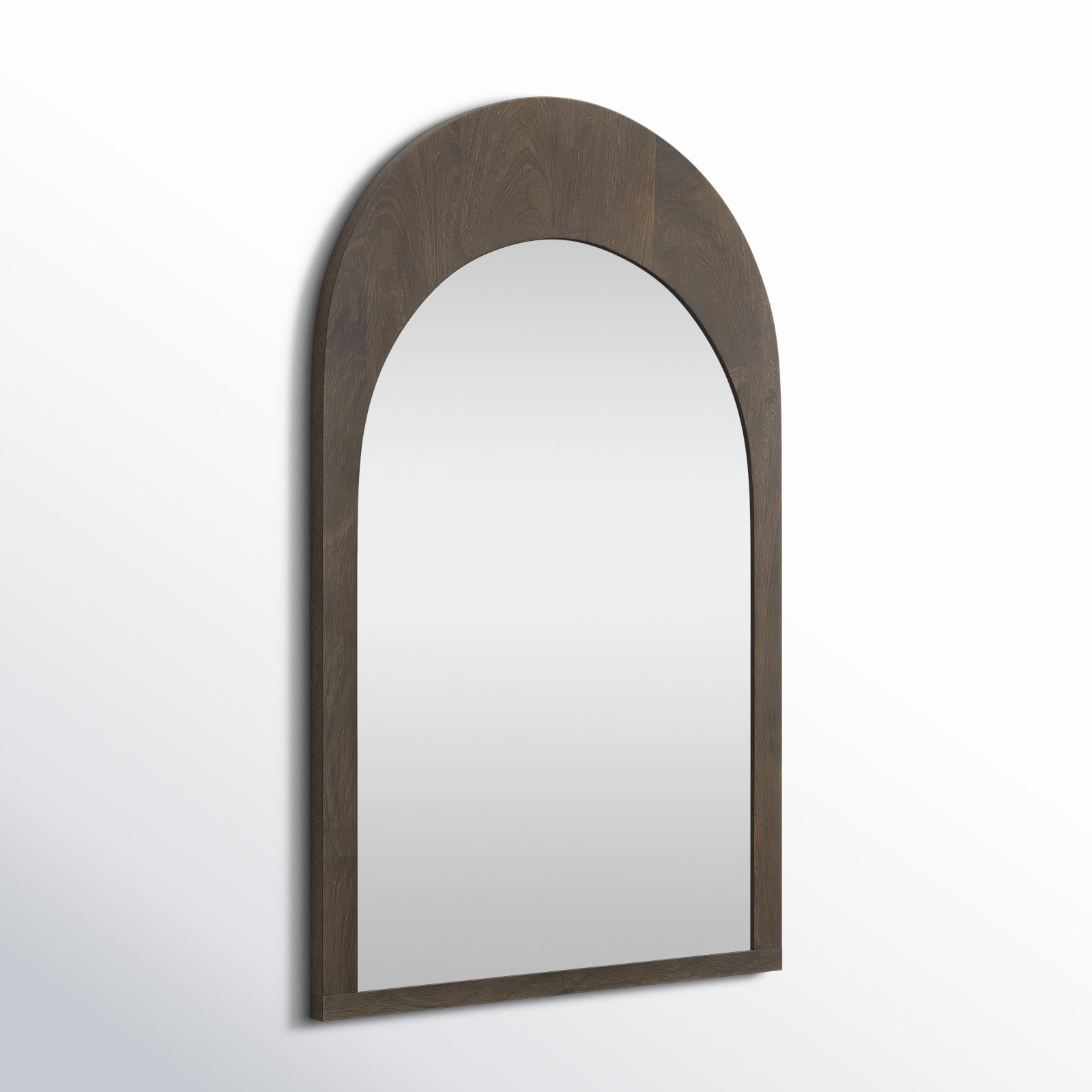 Vixe Mango Accent Mirror, Dark Brown, 36" x 23"