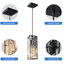 Catine - Luminaires suspendus pour îlot de cuisine, luminaire suspendu réglable pour îlot de cuisine-1844753596-1618408148-1844753598