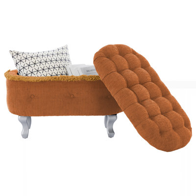 29.5" End of Bed Bench with Button-Tufted