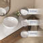 Luciano 430mm x 430mm Circular Countertop Vitreous China Basin Bathroom Sink, White Vessel Sink