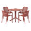 Ensemble repas carré pour 4 personnes-436279978