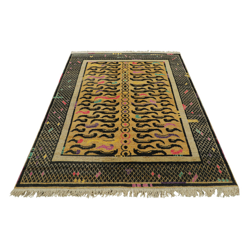 One-of-a-Kind 5'5x7'1 Hand Knotted Area Rug