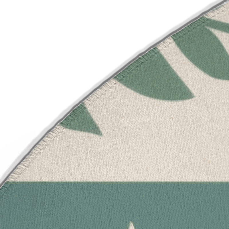 Tapis intérieur et extérieur Garden Shadows, Rond 5 pi