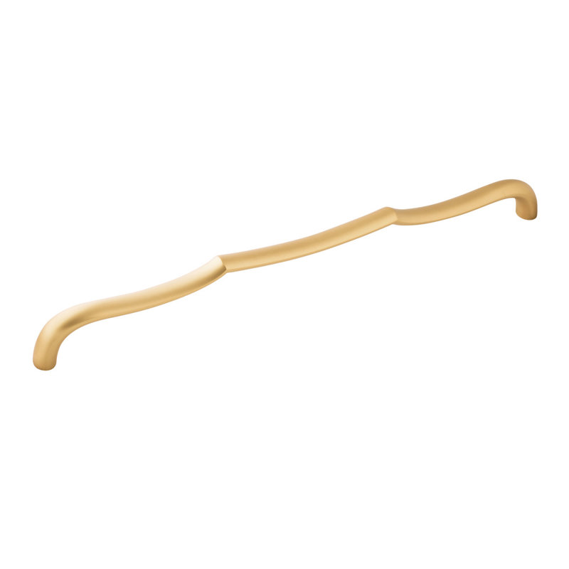 Trellis Appliance Pull, Brushed Golden Brass, 18"