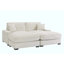 Canapé modulaire modulaire, canapé modulaire surdimensionné 4 places, avec 2 repose-pieds et 2 coussins, canapé modulaire modulaire pour le salon-36557229