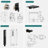 Topcraft Wall-Mounted Bathtub Faucet With Handheld Showerhead
