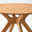 43”W Solid Oak Round Dining Table-143896563-139183457