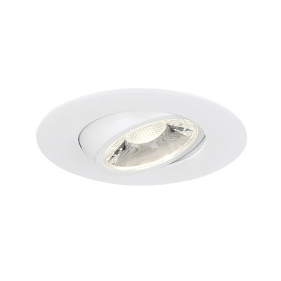 Midway 3" 8W 1-Light Round Gimbal Trim - 5CCT