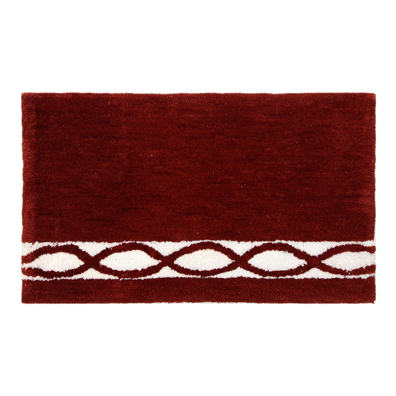 Yamaguchi Non-Slip Bath Rug, Cabernet