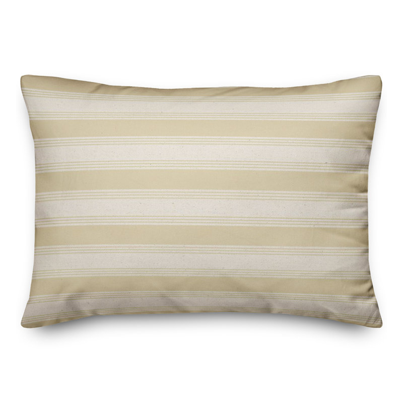 Housse de coussin rectangulaire en polyester / mélange de polyester, Jaune