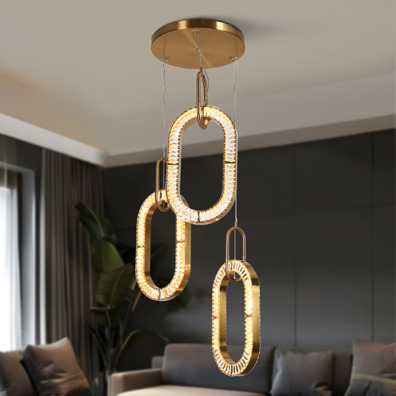Josse 3 - Light Copper LED Pendant