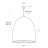 Luminaire suspendu d'extérieur Beehive-58130725
