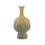 Vase en céramique émaillée réactive multicolore 8,1 "x 5,5" x 15,9 "