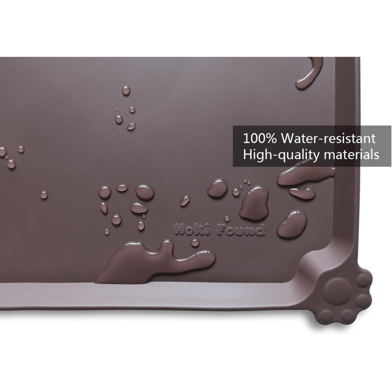 Crystopher Silicone Tray, Black, 2.24" H x 28" W x 26" D