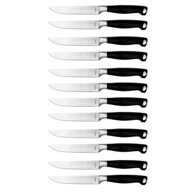 Mikasa Bravo Set of 12 Steak Knives Premium High-Carbon Stainless Steel  Blades 