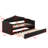 Twin Size Upholstered Daybed With Trundle,Velvet Sofabed With USB & Type-C Charging Ports, Side Storage Bag, No Box-Spring Needed-1994221581