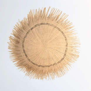 Cercle de soleil naturel - art mural 36 po