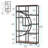 Metal Frame Hudock with open storage-209844522