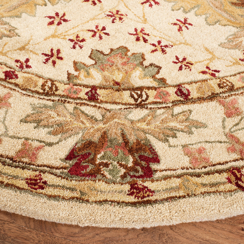 Tingley Hand Tufted Wool Pile Oriental Rug, Round 6'