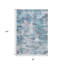 Tapis de couloir bleu abstrait gris-1412558684