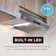 Ivation 30” Under Cabinet Range Hood - 600 CFM - 3-Way Venting - Built-In LED Light & Clock