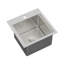 Évier de cuisine encastré 15 po 15 po x 15 po x 9 po en acier inoxydable