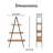 ClickDecor A-Frame 3-Shelf Ladder Bookcase