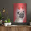  «Valentine Pug» par John Hovenstine, art mural en métal, 12 po x 16 po-254969375