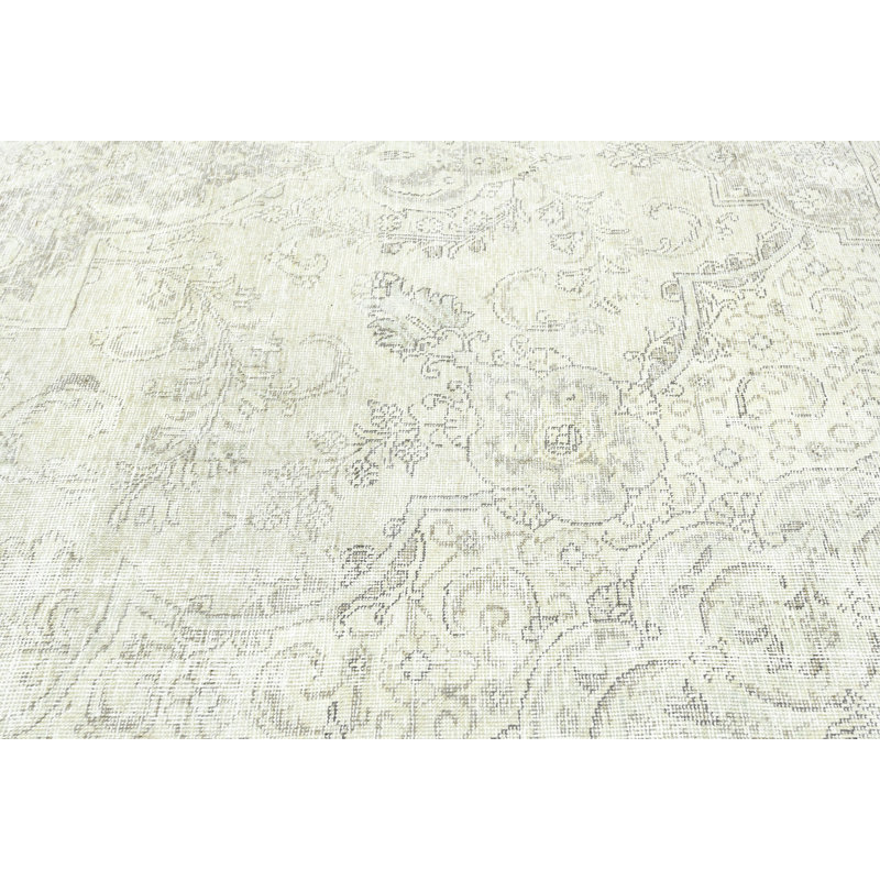 Cream Traditional 9X12 Oriental Area Rug