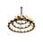 Loxley 39 - Light Dimmable Tiered Chandelier