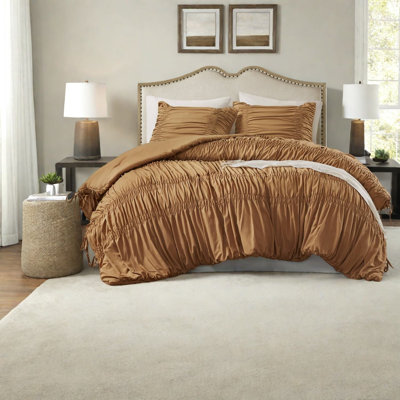 Ensembles de literie pour grand lit doux, 3 pièces en microfibre de style champêtre français pour la maison