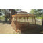 Sunjoy 11 x 11 pi. Éclairage à DEL solaire, toit souple portatif en acier, auvent / tente instantanée avec filet en filet et sac de transport-69819660
