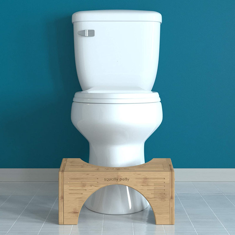 Tabouret de toilette en bambou