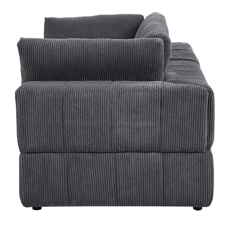 Causeuse Aronas, Gris foncé