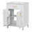 Modern 48-Inch Bathroom Vanity with Ceramic Sink