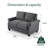 Scotia Upholstered 59'' Loveseat-820593950