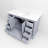 Single Bath Vanity with White Quartz Top-2102067649