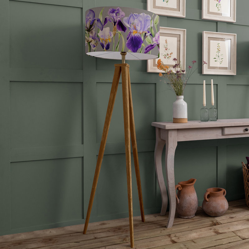Elva 158cm Brown Tripod Floor Lamp