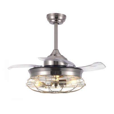 Ventilateur de plafond avec télécommande et ensemble d’éclairage inclus Anacortes
